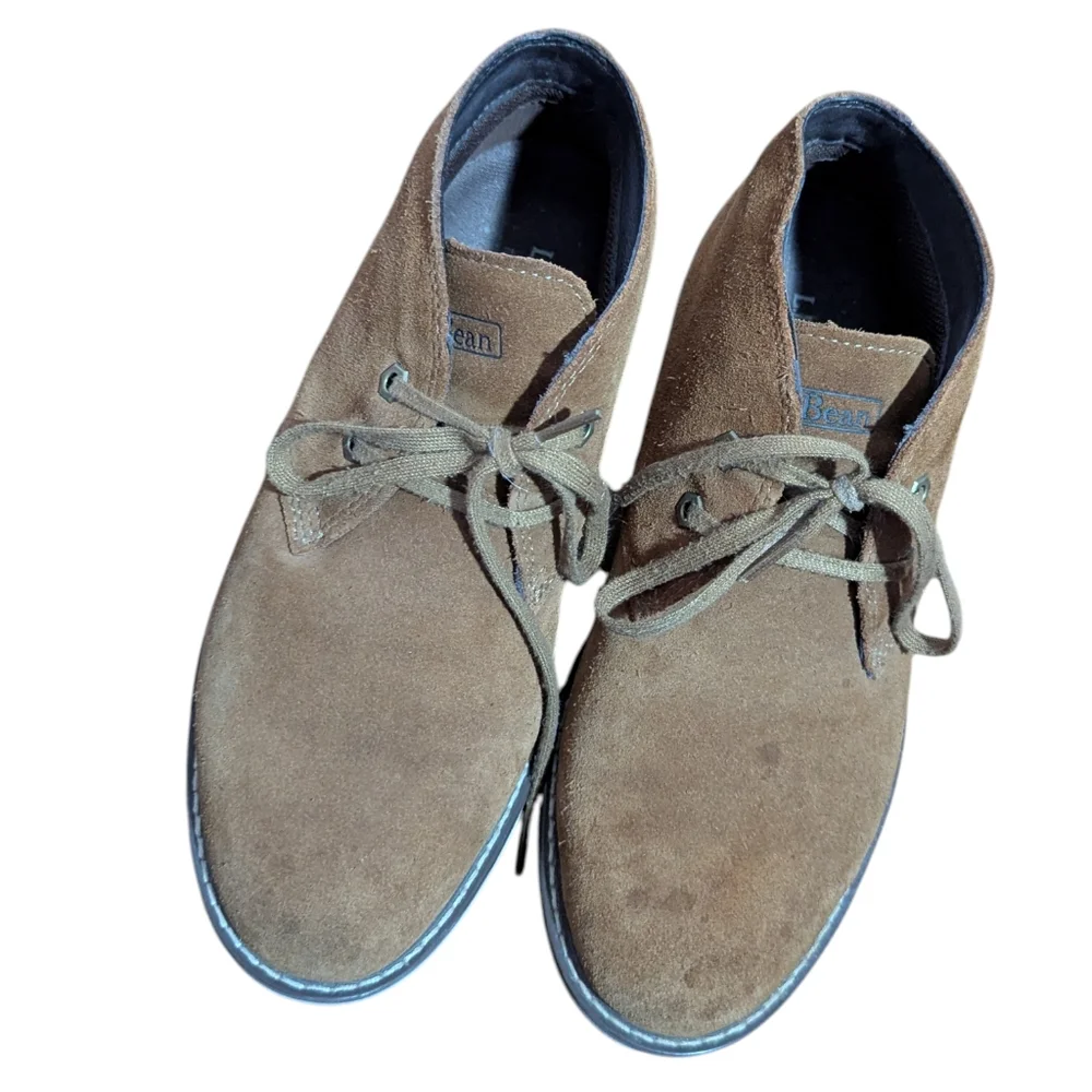 L.L Bean Stonington Brown Suede Leather Chukka Outdoors Boots Mens Sz 7.5
